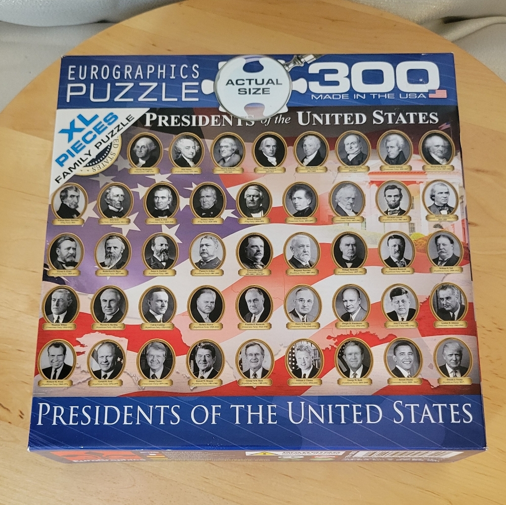 EuroGraphics US Presidents Jigsaw Puzzle (300-Piece) All Occasion Ages